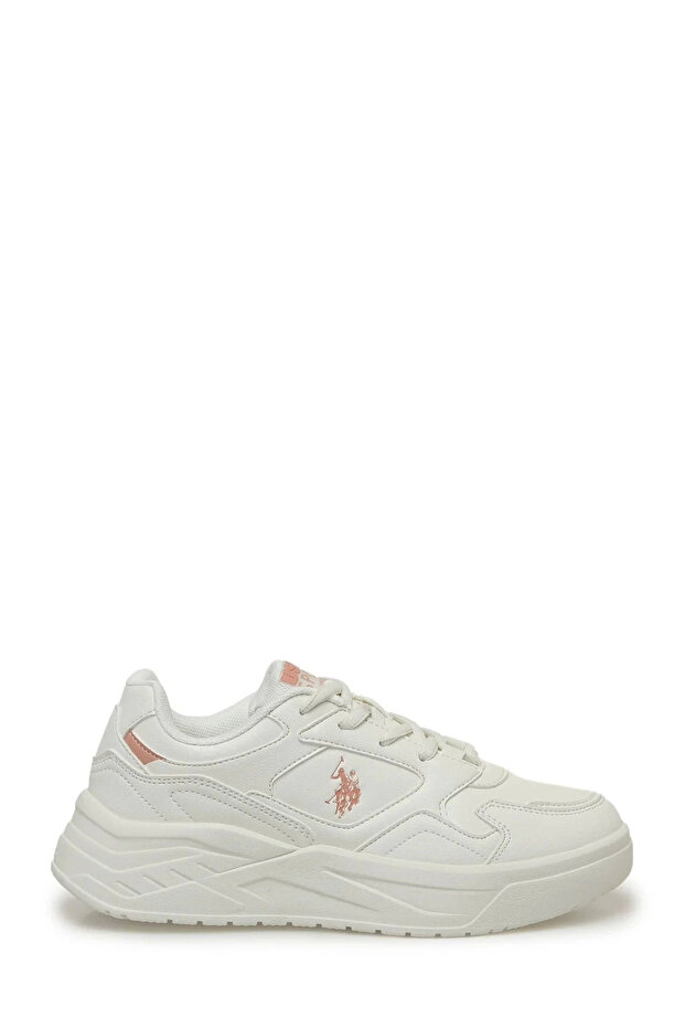 U.S. Polo Assn. Martha White Powder Comfortable Original Product Women's Sneakers