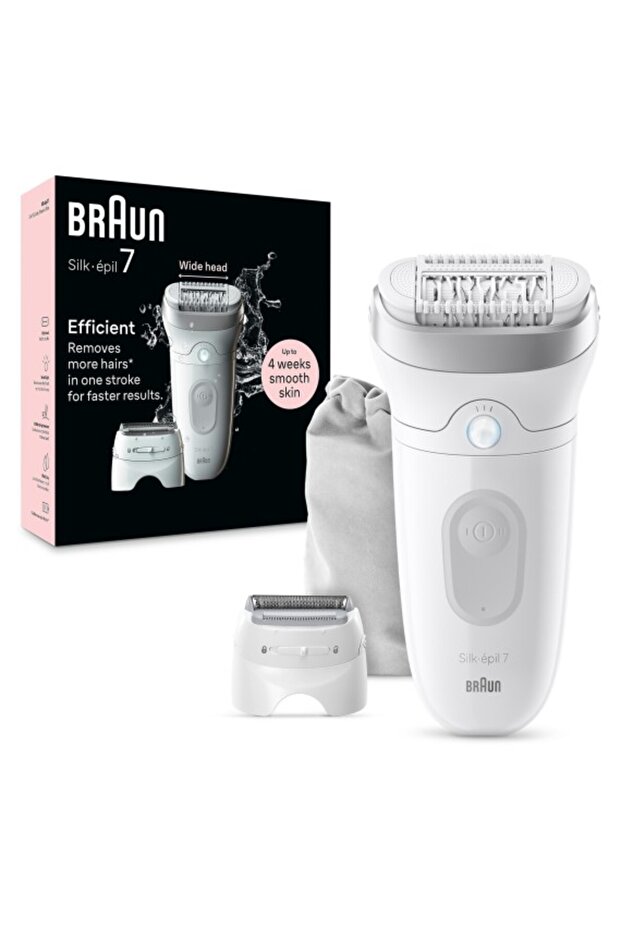 Silk-épil 7, Hair Removal Device, Wet & Dry Epilator - SE 7041