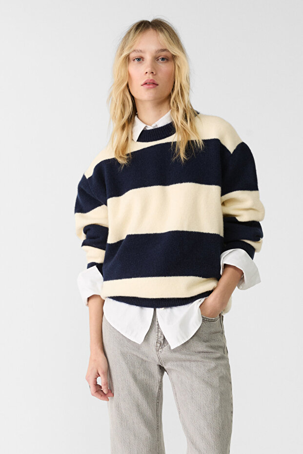 Yumuşak dokulu triko kazak - 1