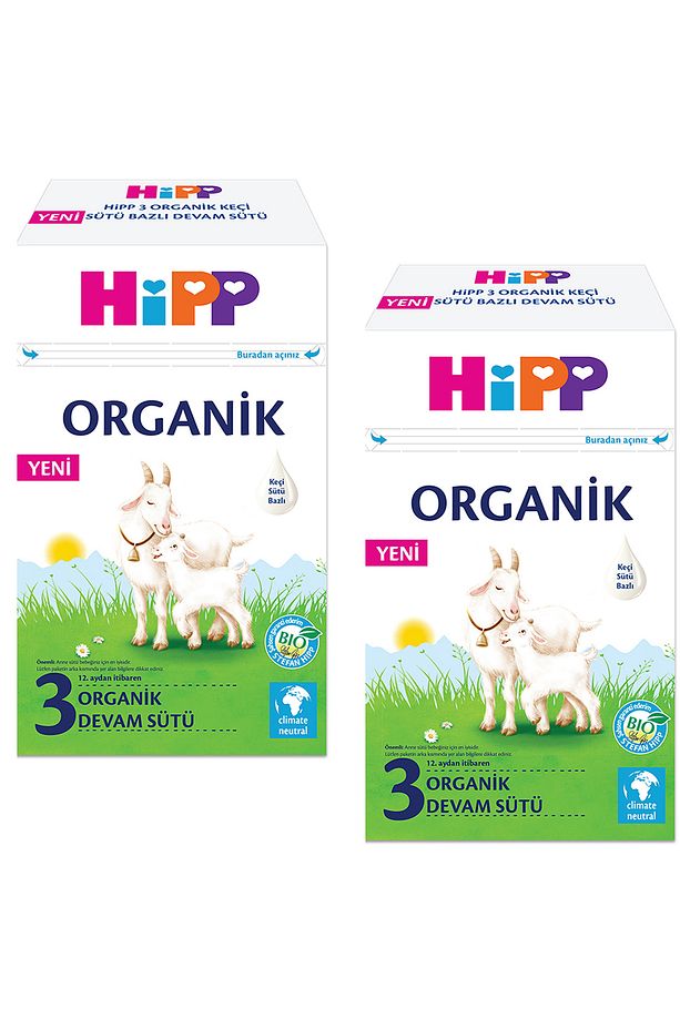 3 Organik Keçi Sütü Bazlı Devam Sütü 400 gr 2 ADET - 1