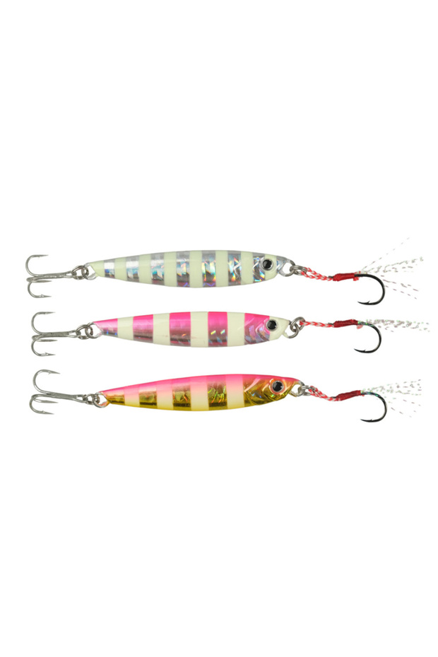 Jig King Zebra Mix 3 Adet Jig Yem - 1