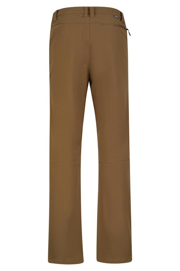 Wooly Merino Wool Men's Trousers Brown - 3