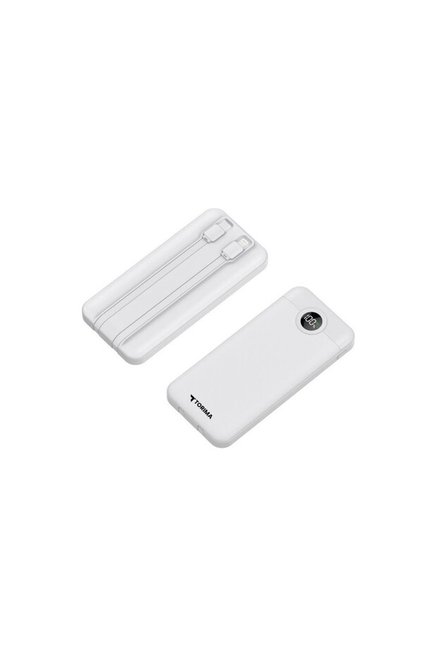 Trm-1013 10000 Mah 2 Çıkışlı 22.5w Hızlı Şarj Dijital Göstergeli Powerbank - 3
