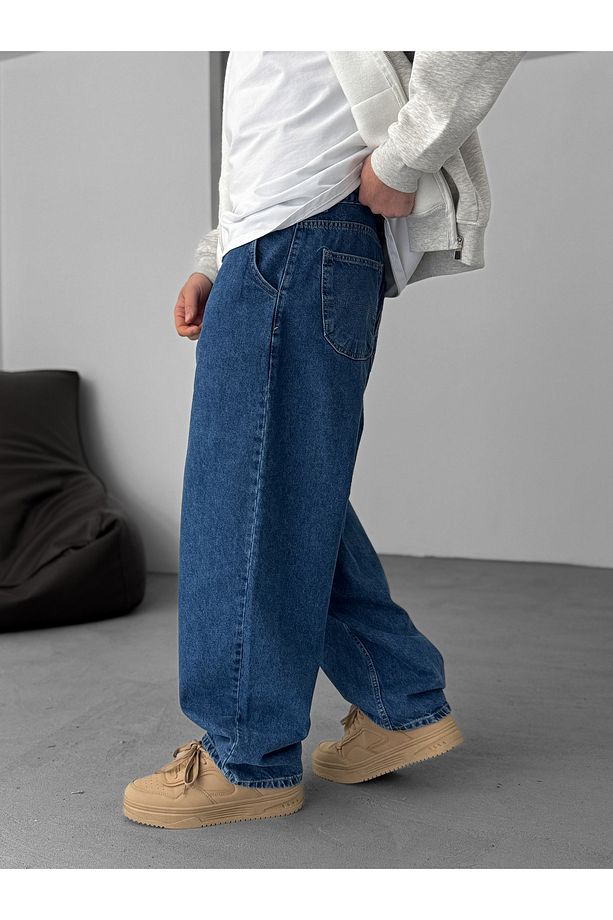 Koyu Mavi Basic Skater Fit Jean DP-07 - 5