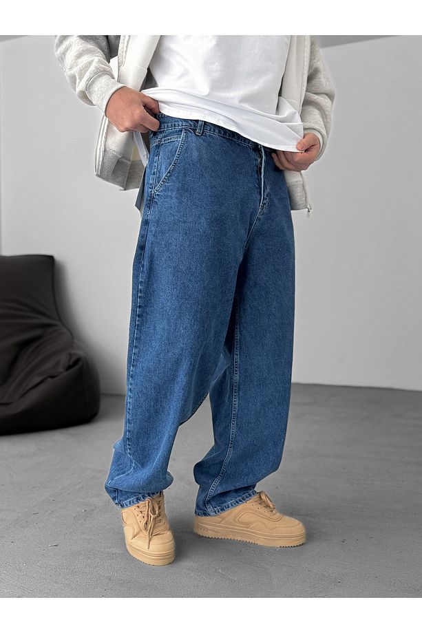 Koyu Mavi Basic Skater Fit Jean DP-07 - 3