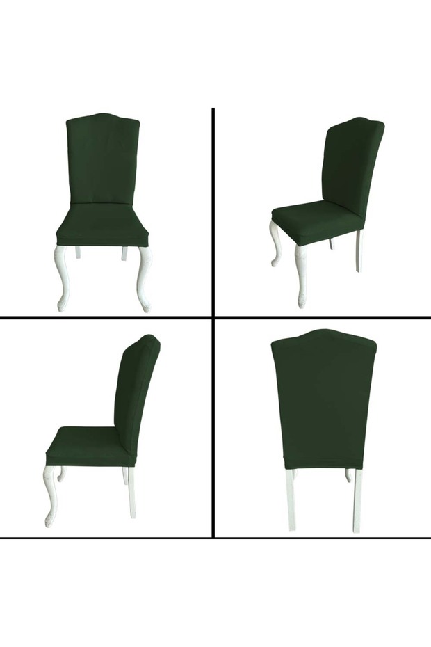 6 Adet Petek Kumaş Avangarde Tipi Sandalye Kılıfı & Sandalye Örtüsü Seti - 7