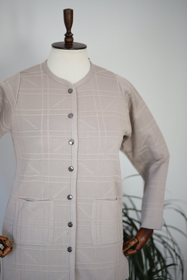 Çelik örğü anne hırka - 2