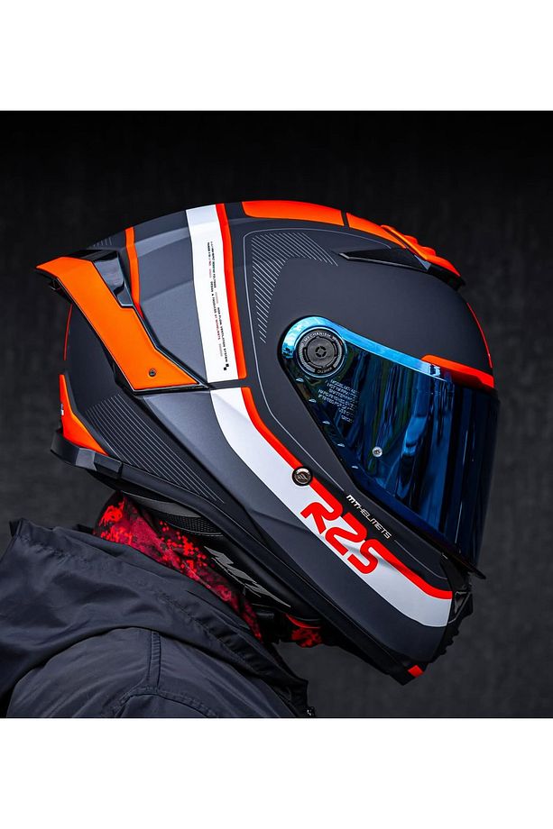 THUNDER 4 SV R25 B5 ŞEFFAF VİZÖRLÜ GÜNEŞ GÖZLÜKLÜ KASK - 4