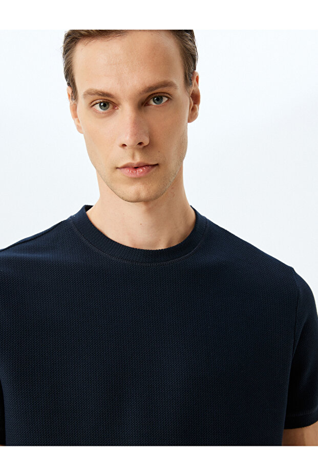 Dark blue Slim Fit T-Shirt