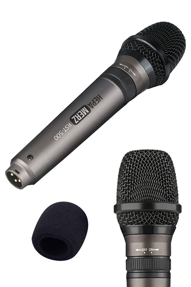 Hepa Merz RST-500 Yüksek Kaliteli Dinamik Kablolu Mikrofon Seti - 3