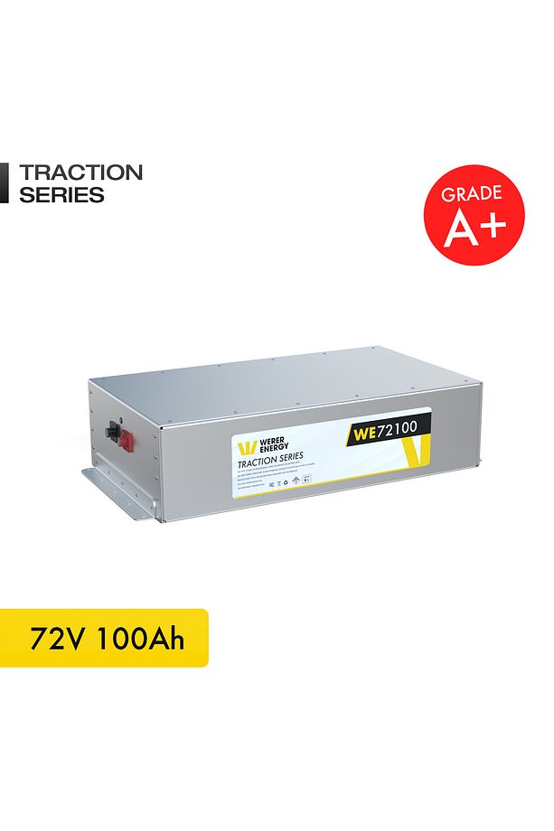 72V 100Ah LiFePO4 Traction Series Bluetooth'lu Lityum Demir Fosfat Aküuyumlu - 2