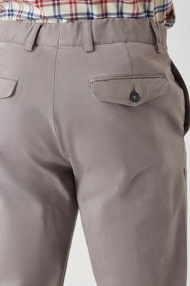 4 Cepli Gri Lastikli Erkek Pantolon - 3