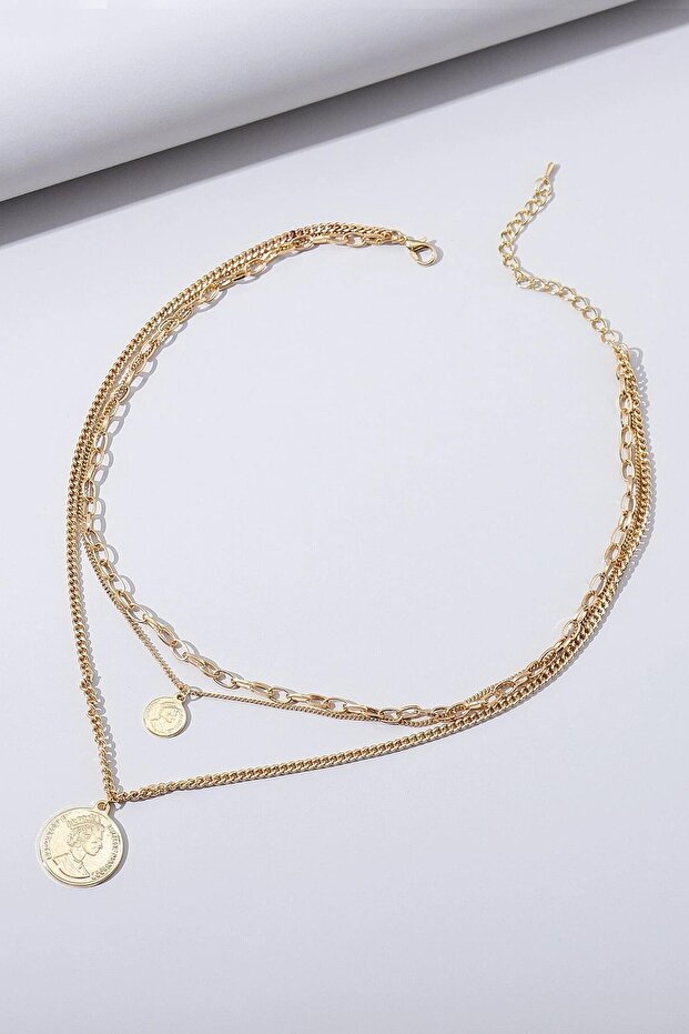 İkili Madalyon Kolye - 2