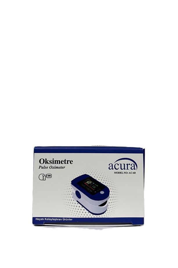 AC-60 Pulse Oksimetre Oksijen Nabız Ölçer Parmak Tipi - 4