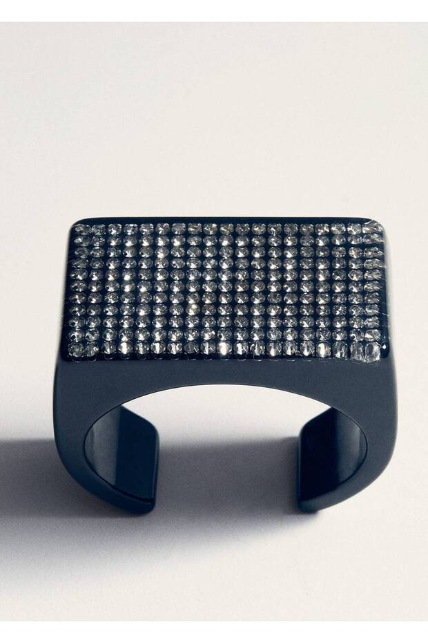 Kristal taşlı sert bileklik - 5