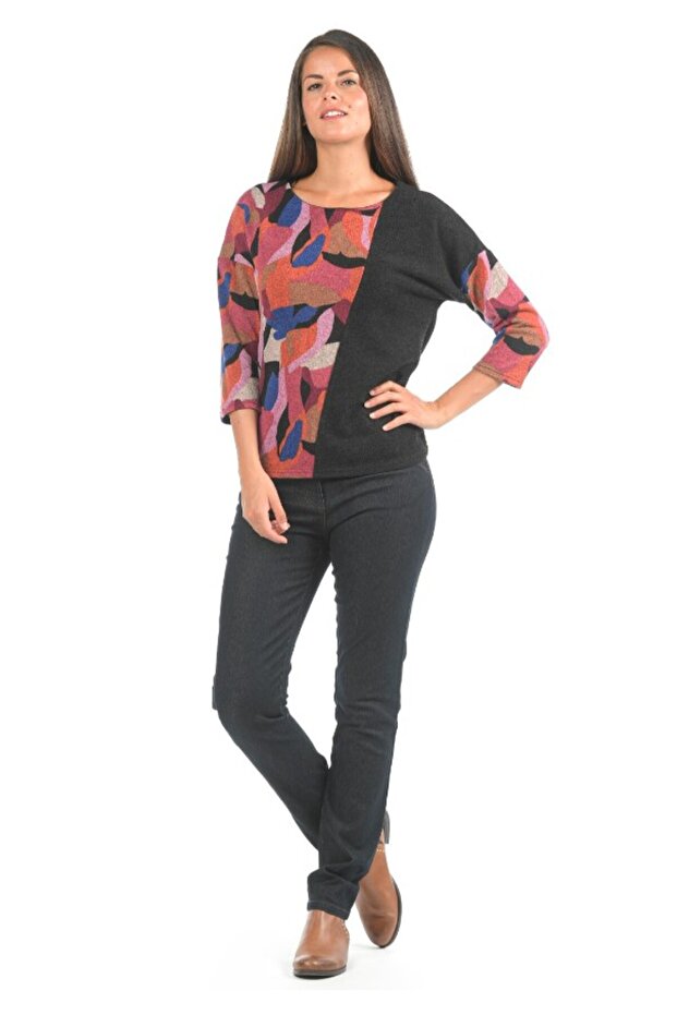 Thin Patterned Blouse - 2