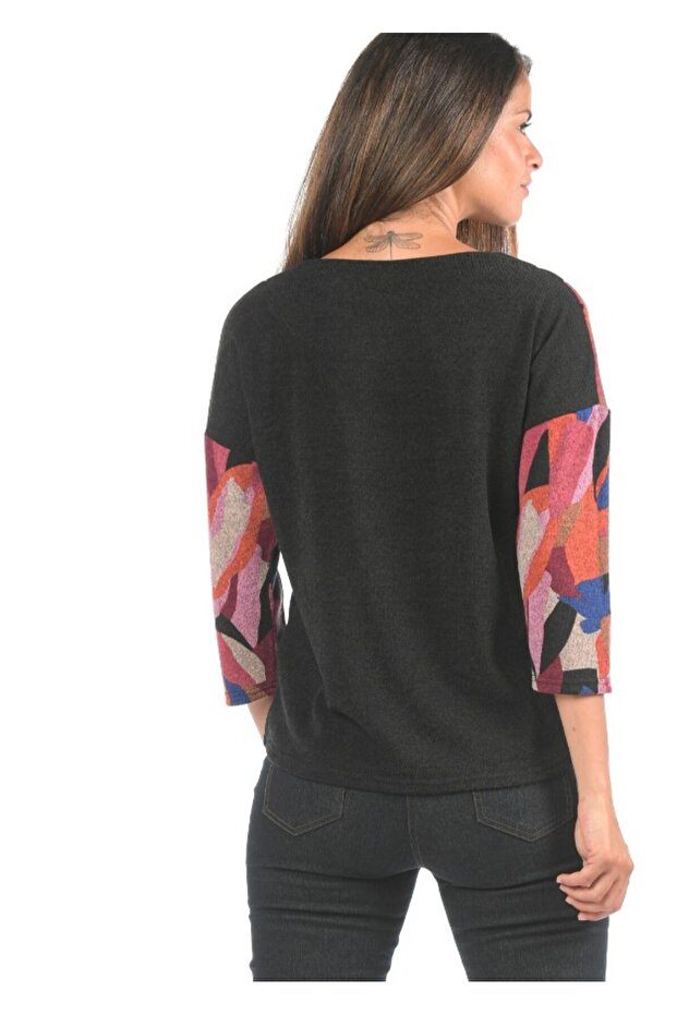 Thin Patterned Blouse - 3