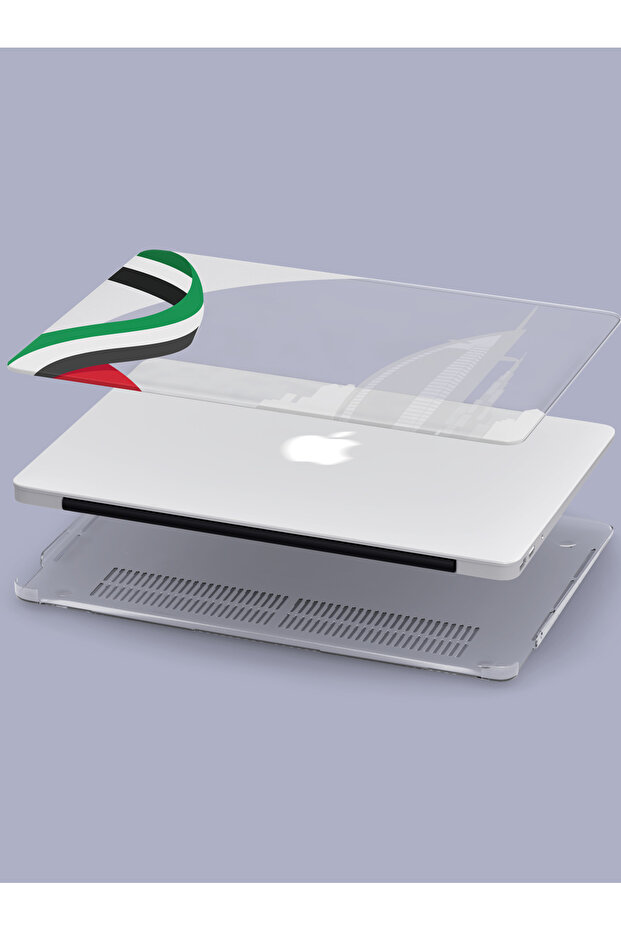 Macbook Air (M1) Kılıf 13.3 inç A1932-A2179-A2337 2020/2021 Macos-29 Şeffaf Sert Kapak Koruma Birleş - 2