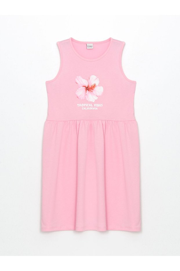 LCW Kids Crew Neck Girls' Dress