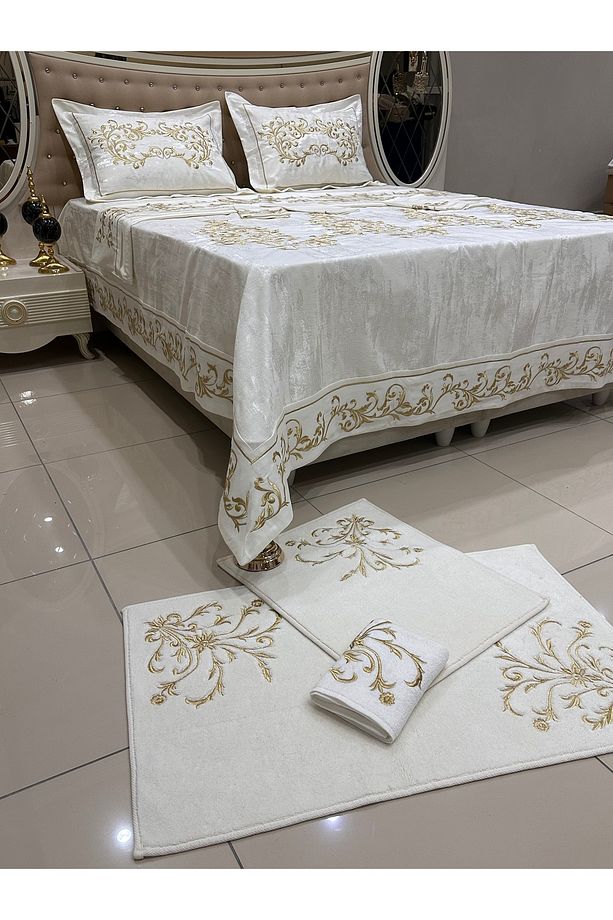 10 PARÇA SIRMA YATAK ÖRTÜSÜ SET - 1