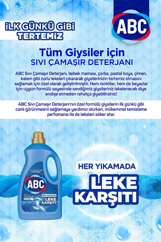 Sıvı Deterjan 3lt Leke Karşıtı - 3