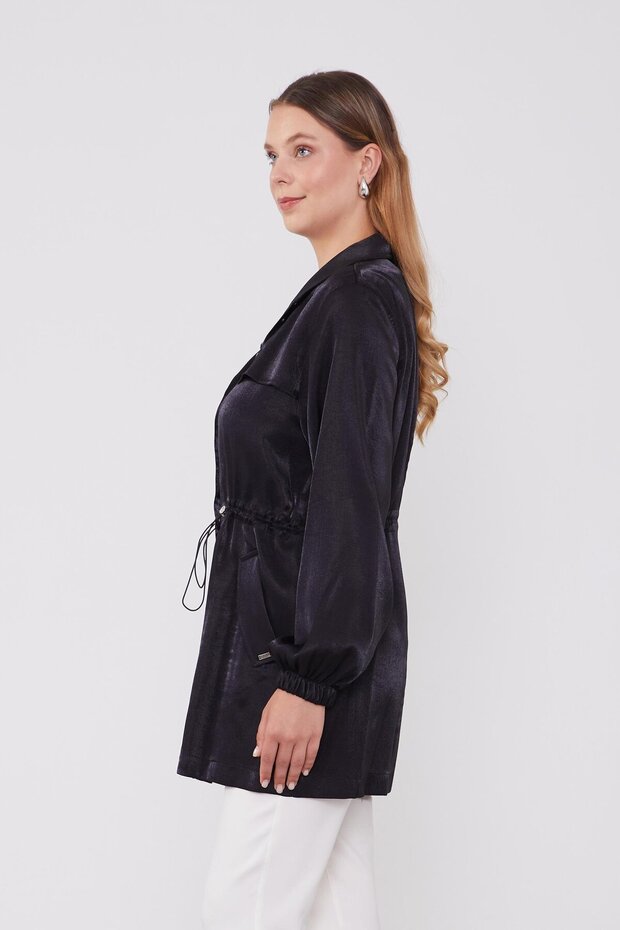 Siyah Sparklin Parlak Kap - 5