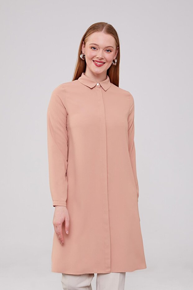 Somon Şifon Tunik - 1