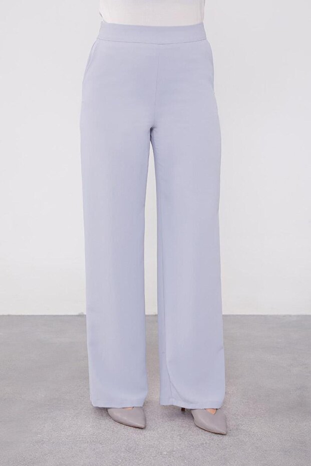 Gray Beaded Tunic Suit - 6