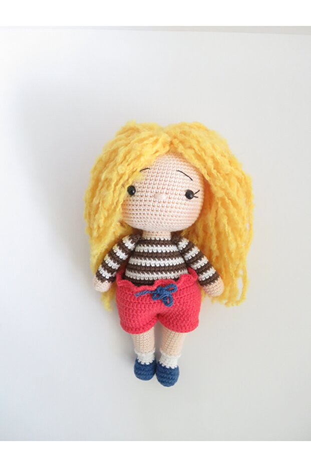 Hand Knitted Amigurumi Doll