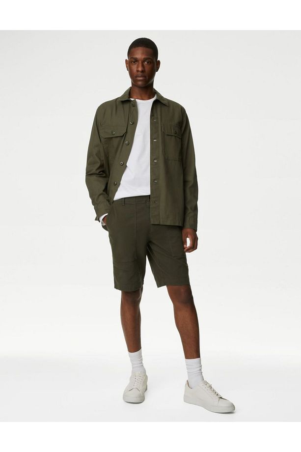 Regular Fit Utility Şort - 1