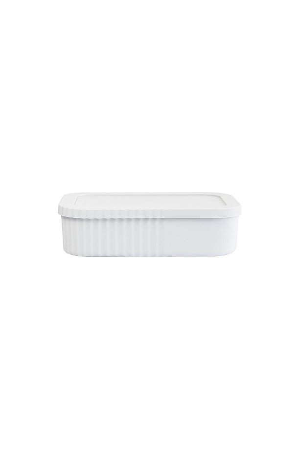 2 Adet Çok Amaçlı Kapaklı Mini Box Mutfak Banyo Makyaj Saklama Kutusu Mini Kutu 3 Litre - 2