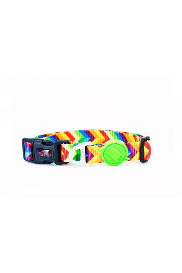 Rainbow Boyun Tasmaları Ayarlanabilir Dayanıklı Ve Konforlu Köpek Desenli Boyun Tasması - 4