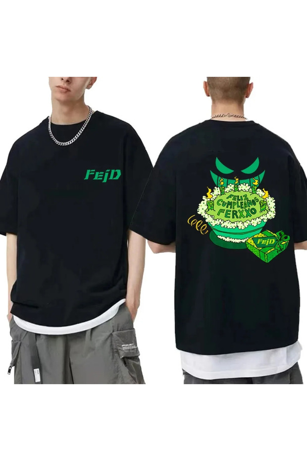 Rapper Feid Ferxxo Graphic t Shirt Men Women Hip Hop Streetwear High Quality Clothes