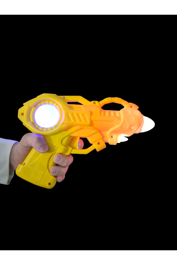 Pilli Işıklı Sesli Tabanca - 2