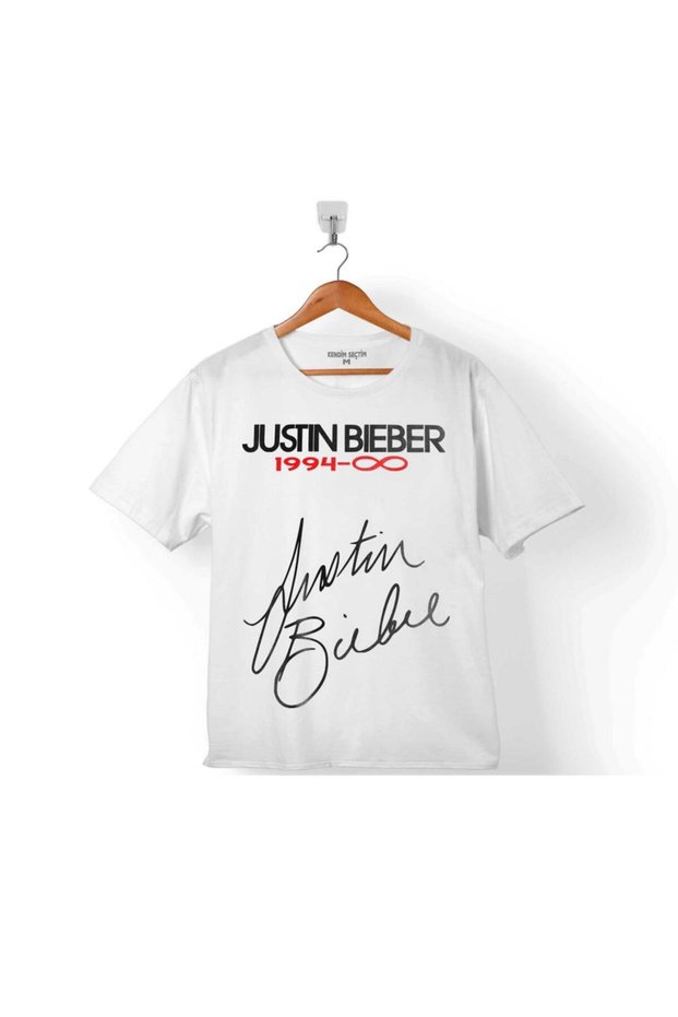 Justin Bieber 1994 Signature Signature Kids T-Shirt