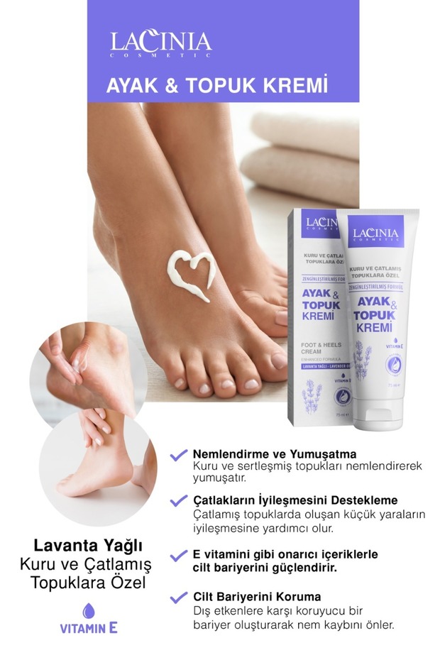 Lavanta Özlü Ayak Ve Topuk Kremi 75 ml - 3