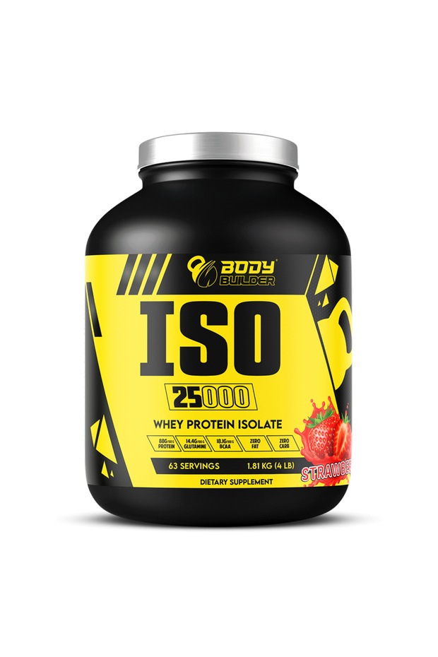 Iso 25000, Isolate Whey Protein Powder Strawberry, 4 Lb