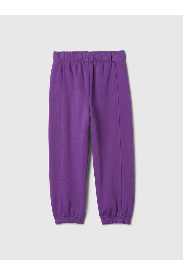 Erkek Bebek Mor Relaxed Pull-On Fleece Eşofman Altı - 3