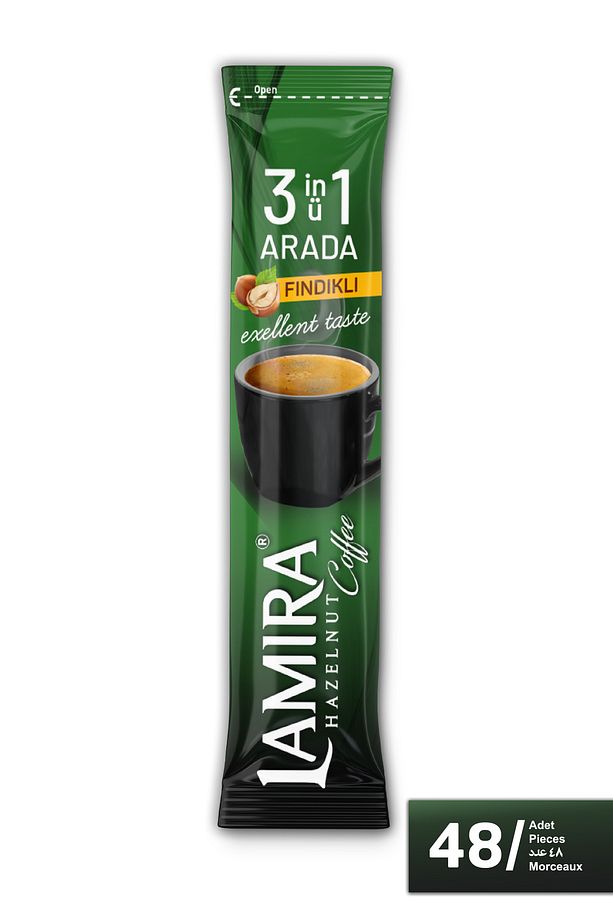 Lamira Fındıklı Kahve 3ü1 Arada 18g 48 Adet - 5