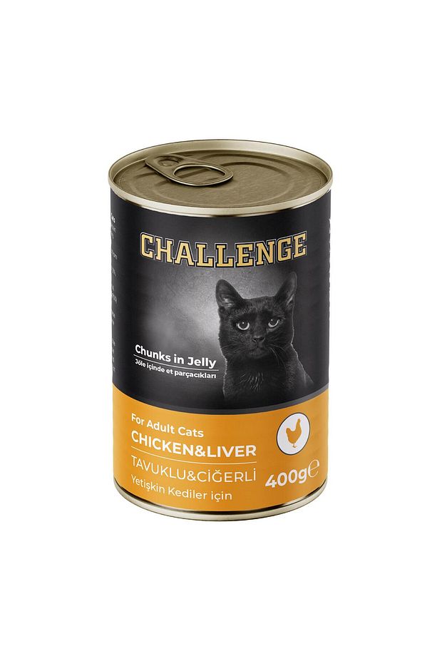 Tavuklu Ciğerli Yetişkin Kedi Konservesi 400 gr - 1