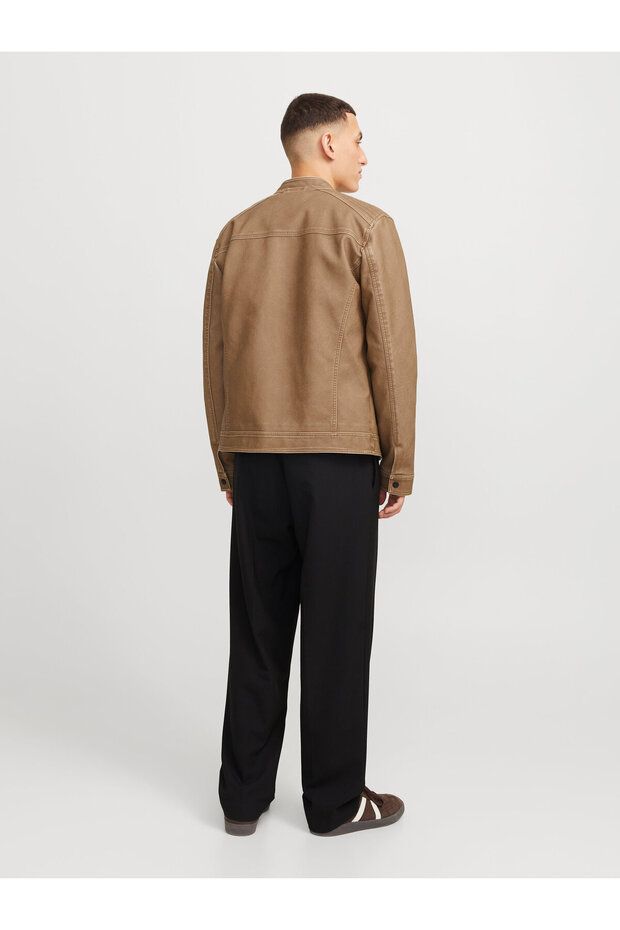 12273444 Pu Deri Ceket Mont Safari Renk - 5