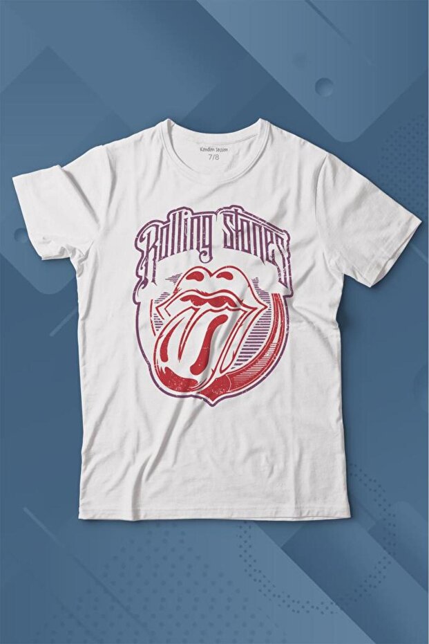 Rolling Stones Rock Retro 70S 80S Music Printed Tee Kids T-Shirt