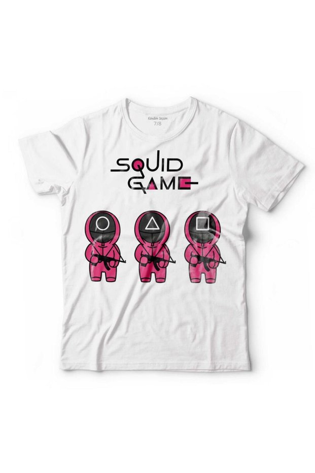 Squid Game Red Green Red Green Light Cartoon Kids T-Shirt