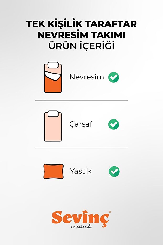 160x240 cm Single Patterned Bedding Set - 2