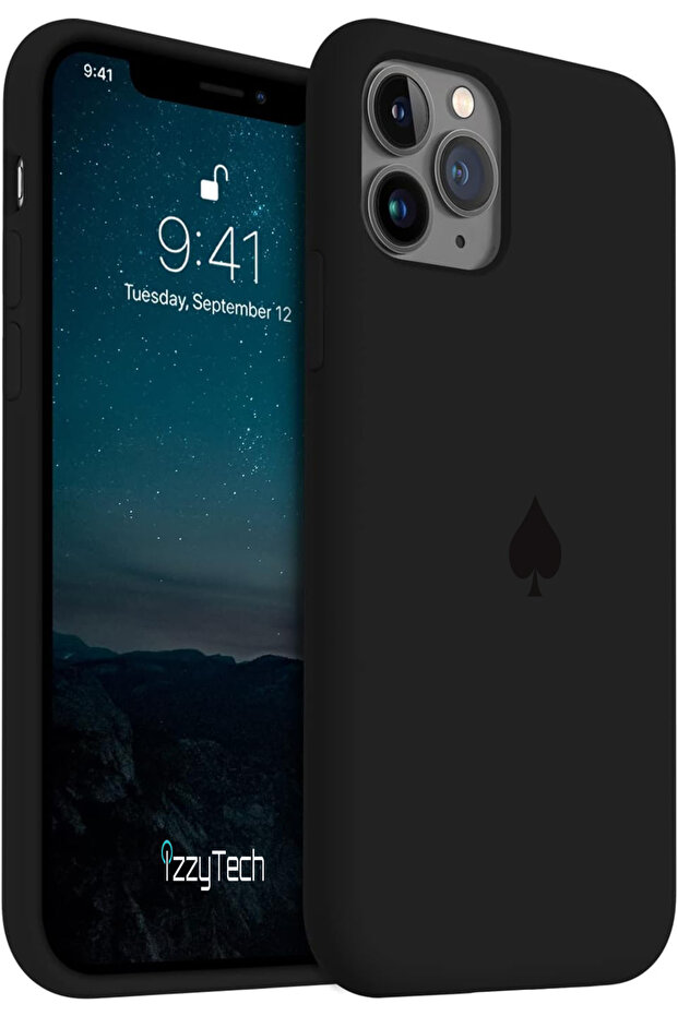 غطاء من السيليكون مطلي بالكامل متوافق مع حافظة iPhone 11 Pro - 1