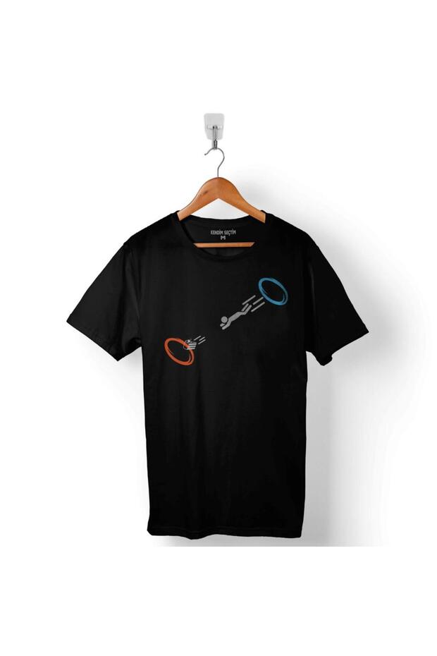 تي شيرت Portal 2 Is The Cake Still A Lie Gaming Bytes الرجالي