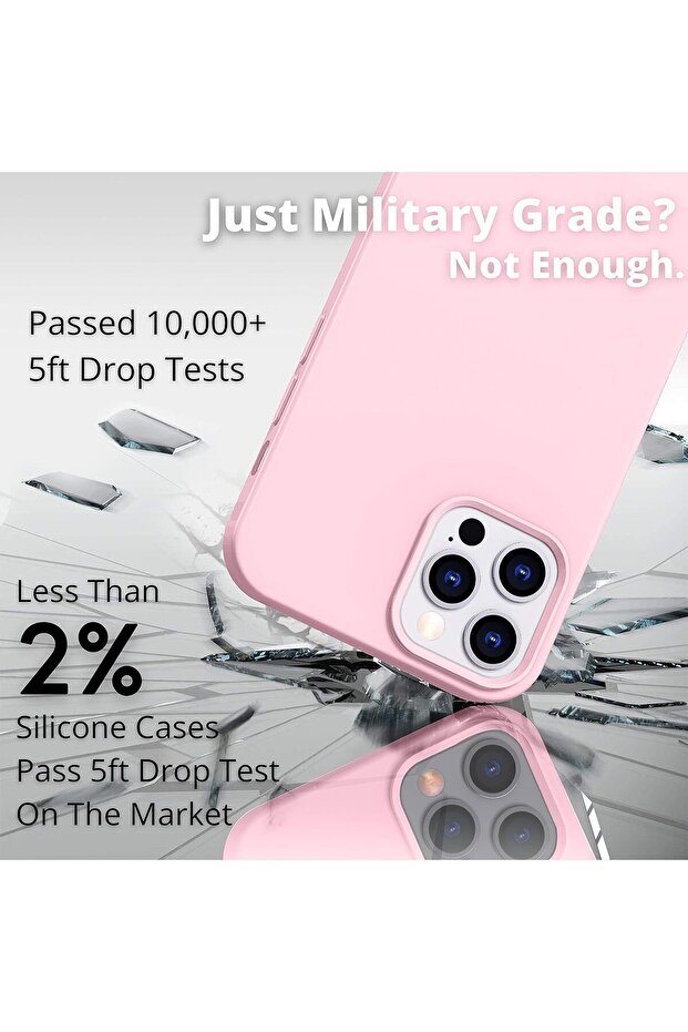 Case for iPhone 12 Pro Max Silicone Phone Case Microfiber Lining Protective Launch Case - 7