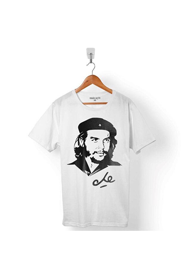 تي شيرت رجالي من Ernesto Che Guevara Revolution Silhouette