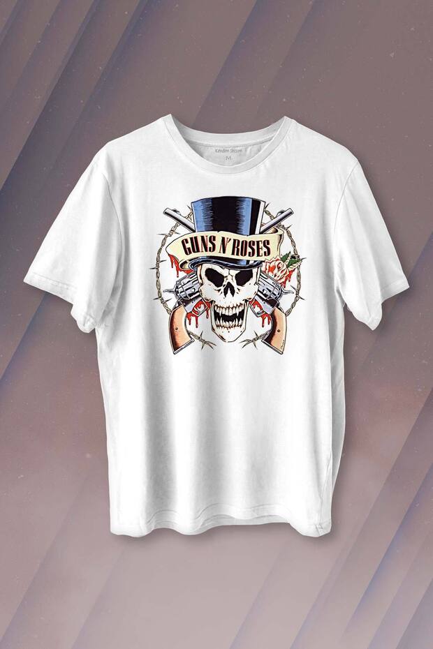 Guns N Roses And Rock Music Printed T-Shirt Unisex T-shirt