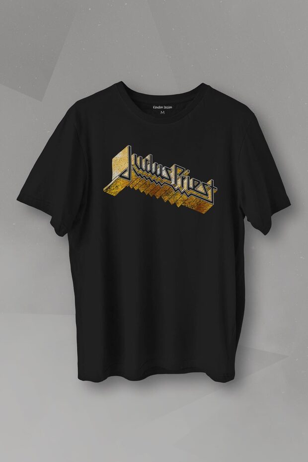 Unisex t-shirt judas priest heavy metal rock painkiller music printed black t-shirt